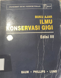 Image of Buku Ajar Ilmu Konservasi Gigi