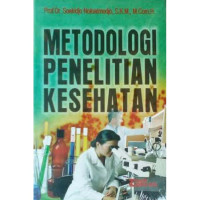 Image of Metodologi penelitian kesehatan