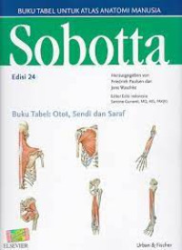 Image of Sobotta Buku tabel: otot, sendi, & saraf