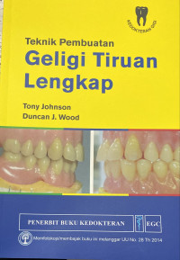 Image of Teknik pembuatan geligi tiruan lengkap